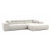 Угловой диван Satellite-S с широкой оттоманкой